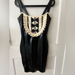 ***SOLD*** Deadly couture latex dress
